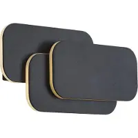 QAZQA Moderne Wandleuchte schwarz inkl. LED 3-Stufen-Dimmbar - Dias