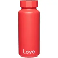 Design Letters Thermosflasche - 500 ml - Love - Cherry Tomate - - One Size - Thermosflaschen