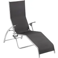 Kettler Tampa Bäderliege Saunaliege 1710 9400 Silber Charcoal