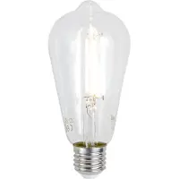 Luumr E27 Dimmbare LED-Glühbirne ST64 Klar 7W 806lm 2700-6500K