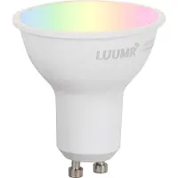 Luumr Smartes GU10 50mm dimmbares LED-Leuchtmittel Opal 4,7W 400lm 2700-6500K