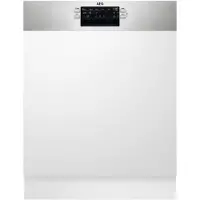 AEG FES5396XZM, Halb integriert, Standardgröße (60 cm), Edelstahl, Berührung, 1,5 m, 1,5 m