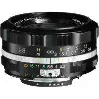 Voigtländer Color Skopar 28mm f2,8 SLII-S Nikon Ai-S asphäri.