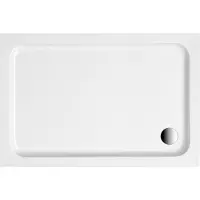 OTTOFOND Duschwanne Imola 80 x 100 x 6 cm weiß glänzend glatt 862101