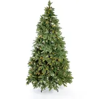 Evergreen , künstlicher Weihnachtsbaum Roswell Kiefer, grün, 210 cm, mit Lichterkette