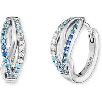 Engelsrufer ERE-OCEAN-ZIM-CR-16 Creole Infinity Silber mit Zirkonia