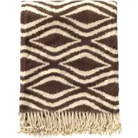 Hoii Plaid 'Amorella' 150 x 200 cm Chocolate Martini - Braun
