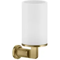 Gessi Inciso Becherhalter zur Wandmontage, mit festem Becher matt weiss, 58507