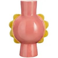 Mica Vase , rosa/pink , Dolomite , Maße (cm): B: 11,5 H: 22