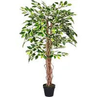 Homescapes KUNSTBAUM Ficus benjamini, 120 cm