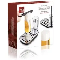 VacuVin Hausbar Vacu Vin Home Bar Beer Station Black