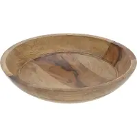 H&S BOWL MANGO WOOD 300X68MM