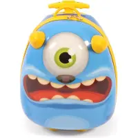 Bayer Kinderkoffer "Bouncie, Monster" 2 Rollen Hartschalen-Trolley