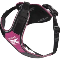 JULIUS K-9 Gepolstertes Hundegeschirr IDC Longwalk pink/grau, Größe: S