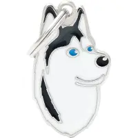 My Family Hundenamensschild Für Siberian Husky