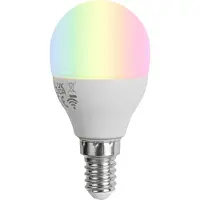Luumr Smartes E14 LED-Leuchtmittel G45 Opal RGBW 4,9W 470lm 2700-6500K