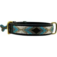 Kampuni Hundehalsbånd Brecelets turkis small, 46x2,5 cm