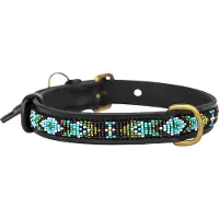 Kampuni Hundehalsbånd Skinny Terese turkis large, 61x2,1 cm
