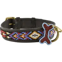 Kampuni Hundehalsbånd Kiowa sort small, 46x2,5 cm