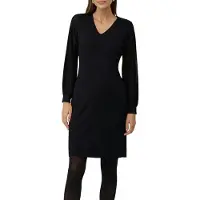 s.Oliver Black Label Strickkleid mit V-Ausschnitt