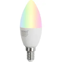 Luumr E14 Dimmbare LED-Glühbirne C37 Opal 4,9W 470lm 2700-6500K
