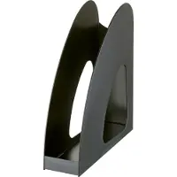 HAN Stehsammler TWIN 7,6x25,6x23,9 cm (BxHxT) DIN C4 Werkstoff: Polystyrol schwarz