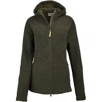 Fjällräven Pullover Kaitum Fleece Damen Deep Forest-XL