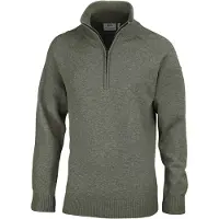 Fjällräven Pullover Övik Lite Half Zip Herren Laurel Green-XXL