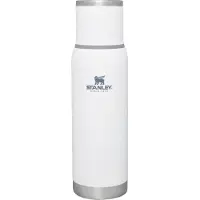 Stanley The Adventure To-Go Bottle 1.1QT, Frost 10-10819-058 Thermosflasche mit Deckel und Becher, 1 L