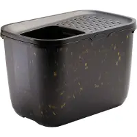Savic Katzentoilette Hop In schwarz/gold