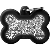 My Family Hushtag Qr Haustiermarke In Knochenform