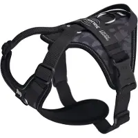 Julius-K9 K9 Longwalk light sele w/handle+trackerpocket,Night Camo,XS