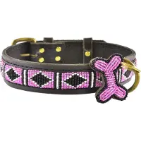 Kampuni Hundehalsbånd Rafiki pink medium, 53x3,2 cm