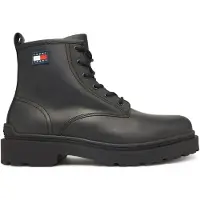Tommy Hilfiger Schnürschuhe Tjm Lace Up Rubberized EM0EM01628 Schwarz