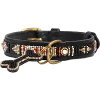 Kampuni Hundehalsbånd Skinny Swahili antique medium, 53x2,1 cm