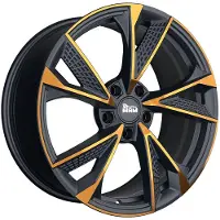 MAM Babyartikel GmbH 18 Zoll Alufelge MAM WHEELS RS6 18"x8.00" 5x112 PCD ET45 66.6mm Felge Schwarz Matt