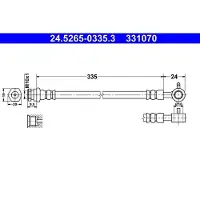 Ate Bremsschlauch 24.5265-0335.3