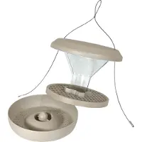 Swissinno Vogel-Futtersilo 'Davos', hellgrau