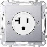 Merten Steckdose 1f alu mt System M UP IP20 ZP MEG2156-0460