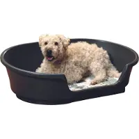 Savic NOBBY Kunststoff Bett "Cosy-Air" schwarz 90 cm