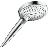 Hansgrohe Raindance Select S, Handduschbrause mit Kopf, Chrom, Wand