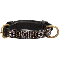 Kampuni Hundehalsbånd Ombima sort micro lang, 38x1,2 cm