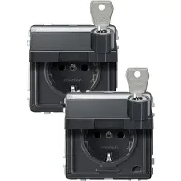 Merten SCHUKO-Steckdose anth MEG2318-7214