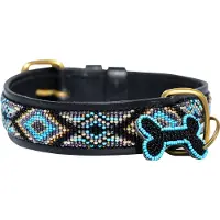 Kampuni Hundehalsbånd Ombima turkis x-large, 71x3,8 cm