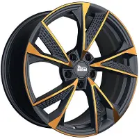 Mam 19 Zoll Alufelge MAM WHEELS RS6 19"x8.50" 5x112 PCD ET45 72.6mm Felge Schwarz Matt