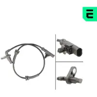 OPTIMAL ABS Sensor Raddrehzahl Hinten Rechts für NISSAN MICRA III (K12) 06-S266