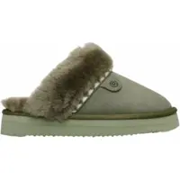 Rohde Hausschuhe Genova 7080 Damen Olive-Schuhgröße 42