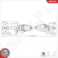 ESEN SKV Antriebswelle 40SKV351