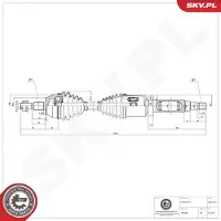 ESEN SKV Antriebswelle 40SKV015