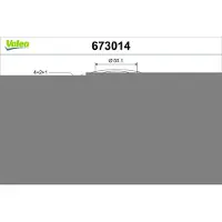 Valeo Bremsscheibe COATED 673014